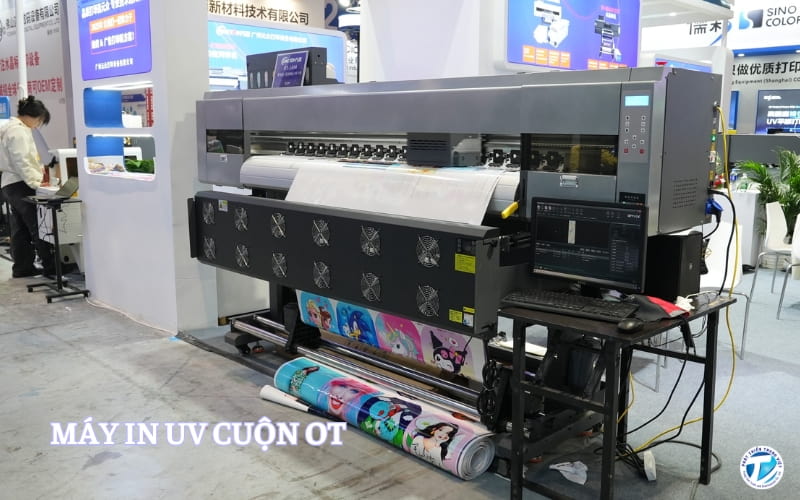 Máy in UV cuộn OT khổ 1m8